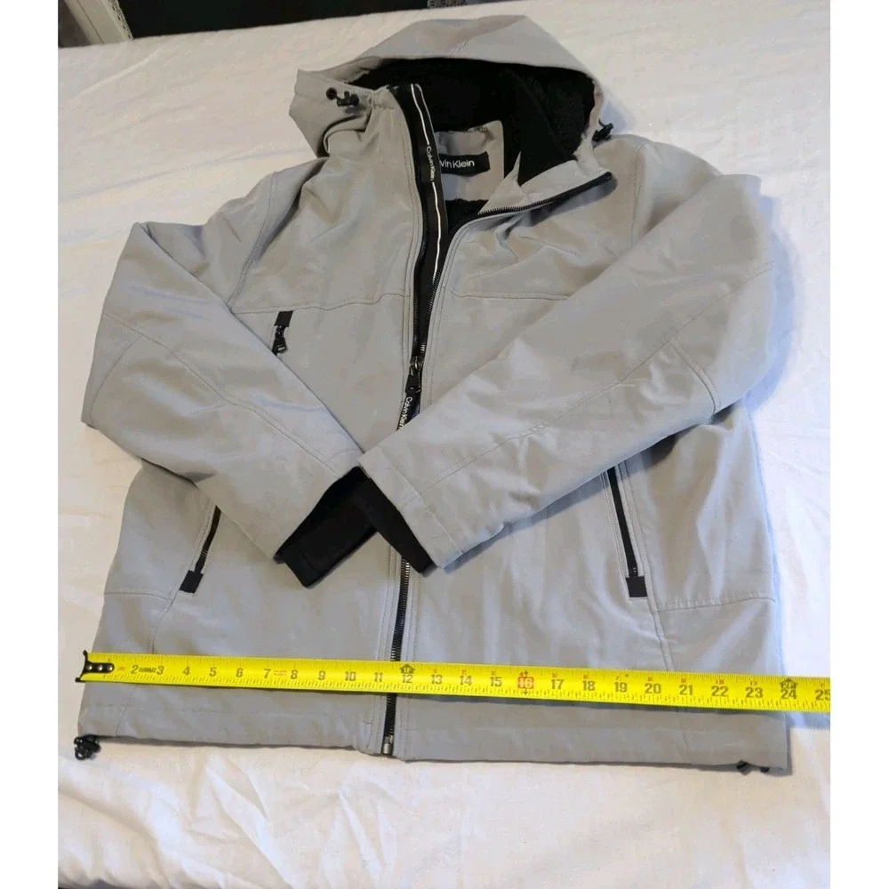 calvin klein LARGE White winter jacket men